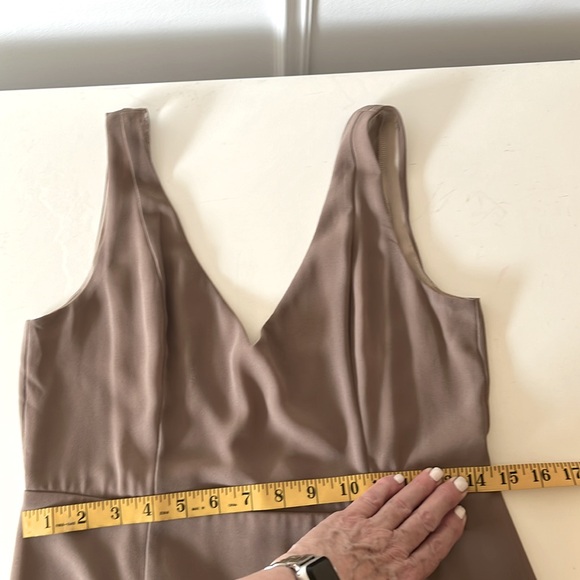 MUMU Jenn Maxi Dress in Dune chiffon Size Large - Picture 6 of 9